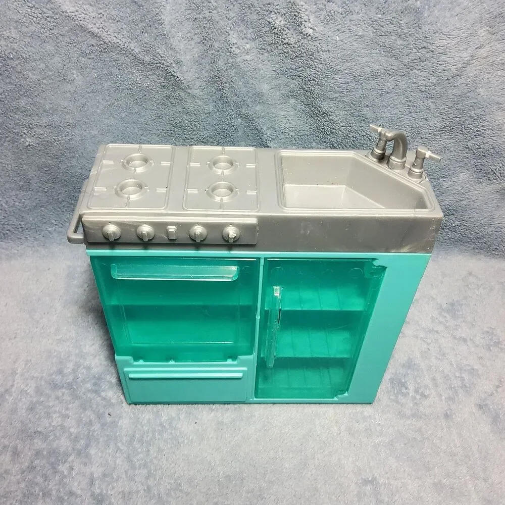 Barbie Dream Camper Replacement Part 3-in-1 Sink Refrigerator Stove Mattel Toy